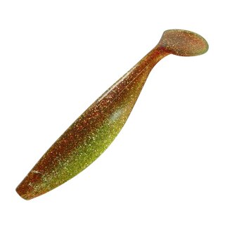 Shadxperts Xtrasoft 6" Shad 16 cm 10 Stück B054 grün(chart.) glitter/ motoroil glitter