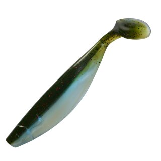 Shadxperts Xtrasoft 6" Shad 16 cm 10 Stück B089 blauperl / Kaulbarsch-multiglitter