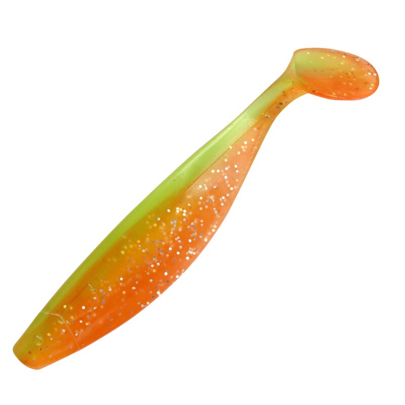 B141 orange-glitter/ fluogrün-glitter