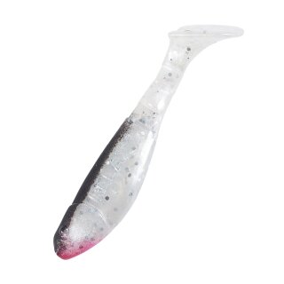 Relax Kopyto 2,5" 25 Stück 6,25 cm (SX Kopyto Classic 2,5" 7 cm) 032 perlweiss-Glitter / schwarz