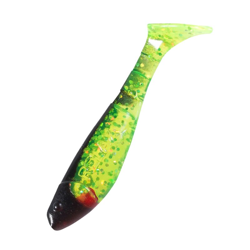 067 grün(chartreuse)-Glitter / schwarz