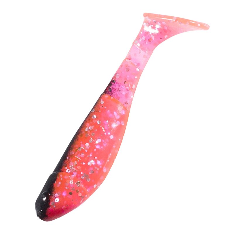 156 hot pink-Glitter / schwarz