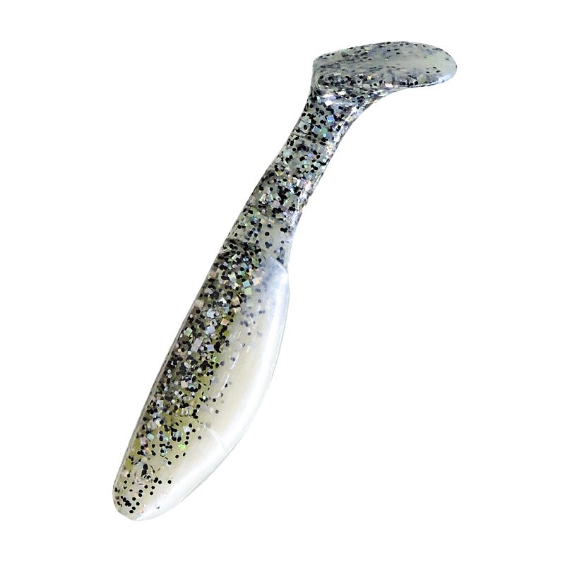 B031 blauperl / klar salt´n pepper Glitter