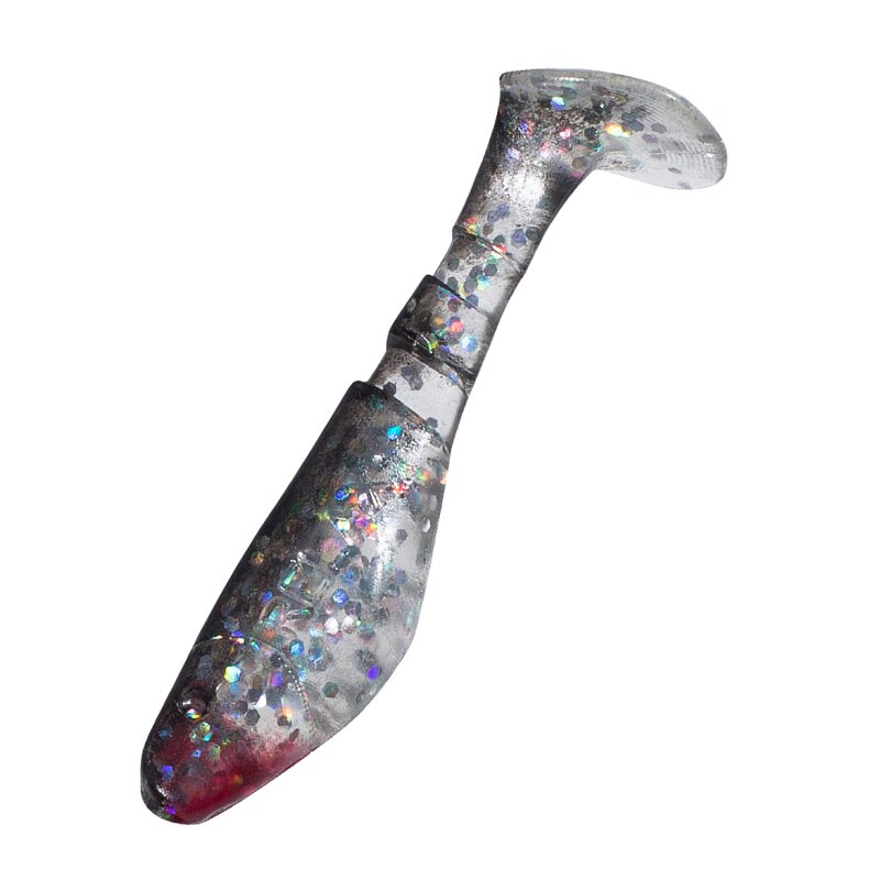 065 klar silber-Glitter / schwarz