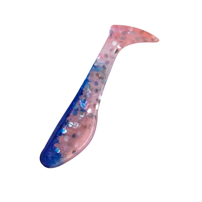 332 hot pink-Glitter Perleffekt / blau