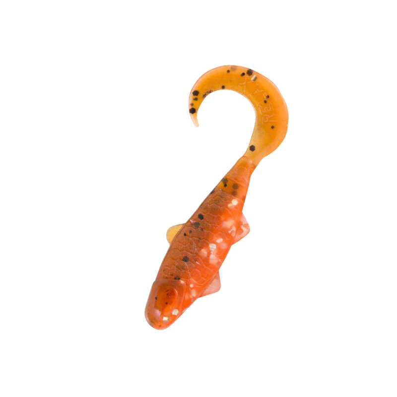 B068 orange-Glitter / olivebraun-Glitter