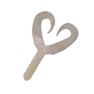 BBB SX Twin Tail Grub 2,75" 25 Stück (ca. 7 cm) 006 perl