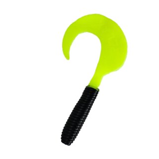 Relax Twister VR3" 6 cm 25 Stück (SX Twister 2,5" regulär ca. 6,0 cm) 029F schwarz / fire tail