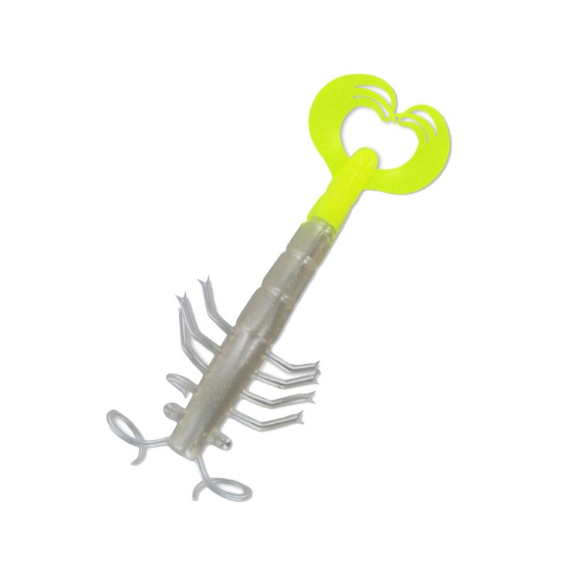 006 pearl / chartreuse tail