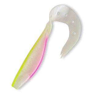 Delalande Sandra 4,5" 10 Stück (ca. 12 cm) 012 perlweiss / fluogelb