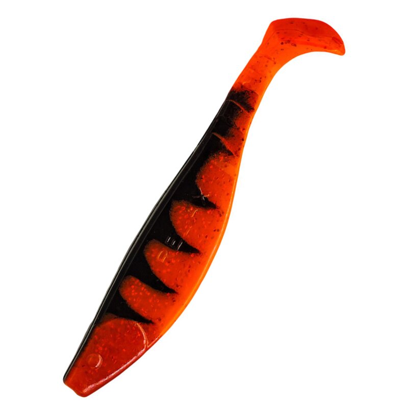 122Z fluoorange Glitter / Zander / red tail