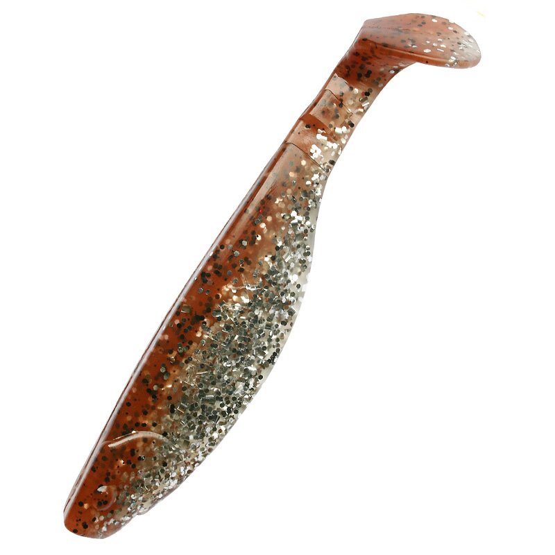 B083 klar silber Glitter / braun-Glitter