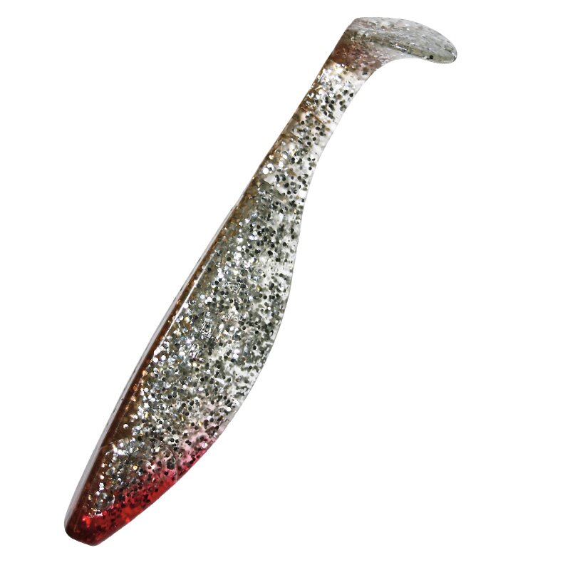 086  klar silber-Glitter / braun