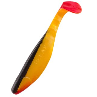 Relax Kopyto Shad Gummifisch 6" 15 cm 5 Stück 096R perlgelb / schwarz