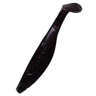 Relax Kopyto Shad Gummifisch 5" 12,5 cm 5 Stück 204 schwarz-rot-Glitter