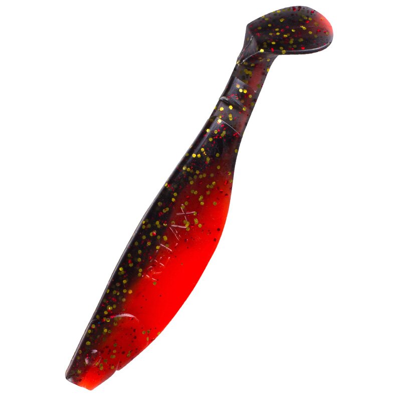 B317 feuerrot / schwarz rot-gold Glitter