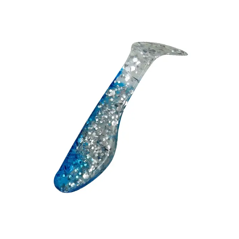 085 klar silber-Glitter / schwarz