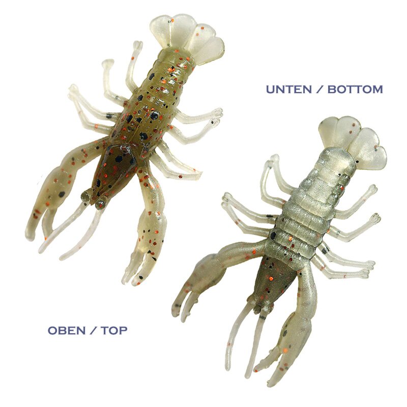 12 perlweiss-klarolive schwarz+kupfer Glitter