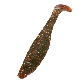 Relax Kopyto 4" 10 Stück (SX Kopyto-River 4" ca. 11,0 cm) 092 motoroil-gold-Glitter