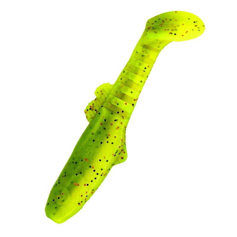 B002 fluogelb  / grün-Glitter