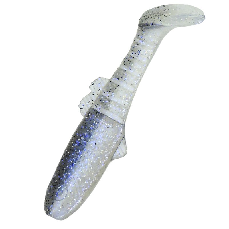 B031 blauperl / klar salt´n pepper Glitter