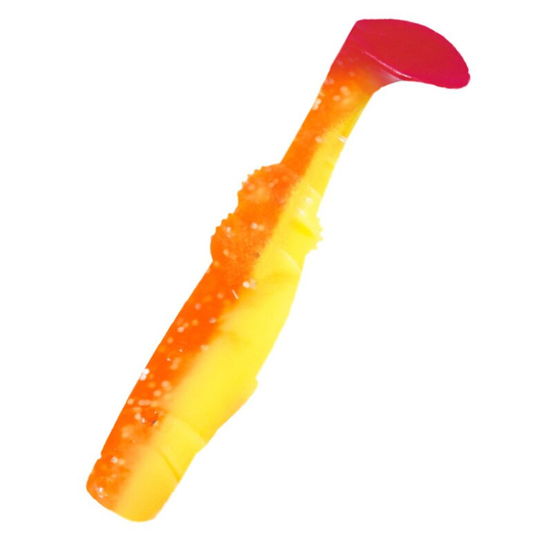 B033 fluogelb  / orange-silber Glitter