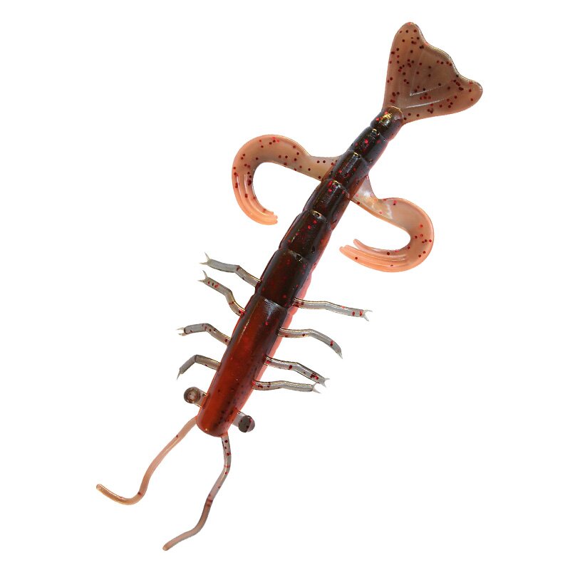 B068 orange-Glitter / olivebraun-Glitter