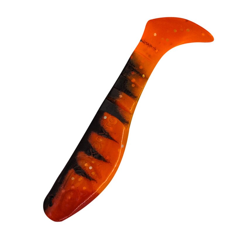 122Z fluoorange Glitter / Zander / red tail