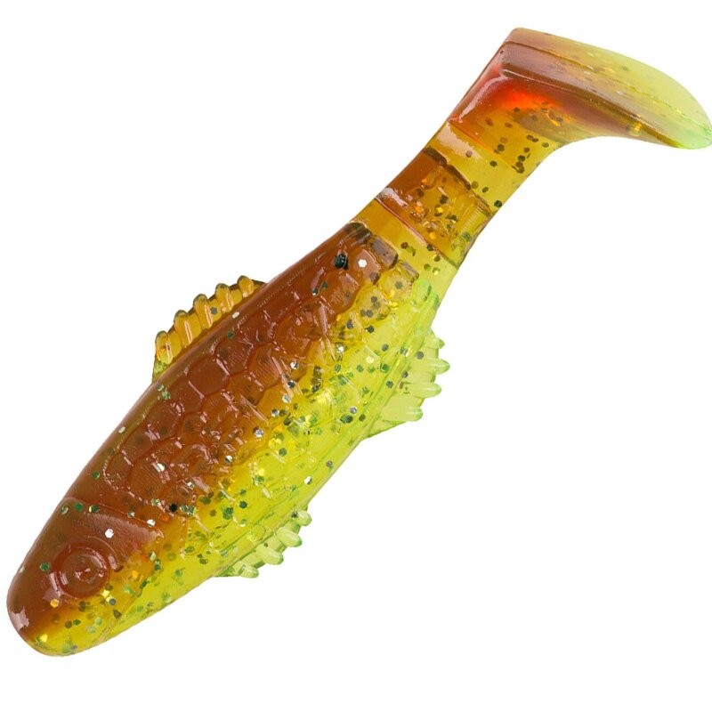 B054 grün (chartreuse)-Glitter / motoroil Glitter