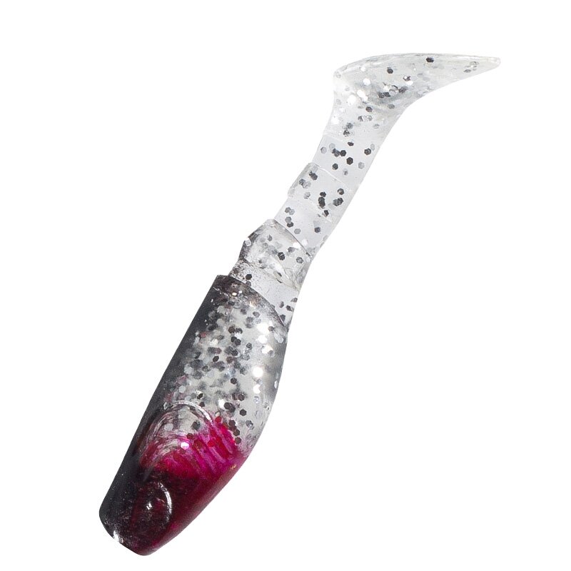 065 klar silber-Glitter / schwarz