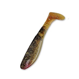 Relax Kopyto 2,5" 7cm Nature 10 Stück (SX Kopyto-Nature 2,5" ca.7,0 cm) 050B goldperl-Glitter / Barsch