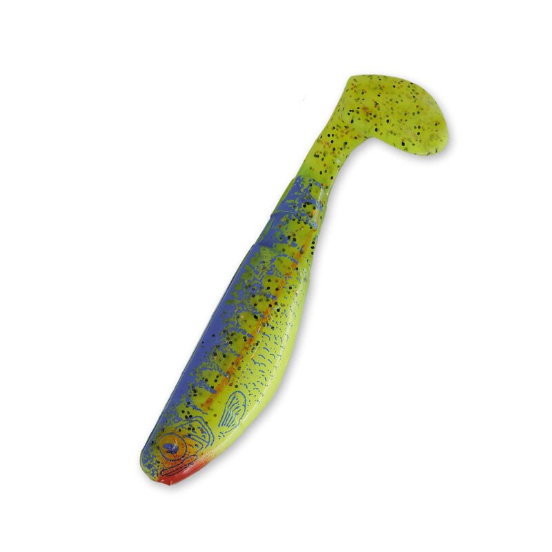 L501 fluogelb-fluogrün-gl/Zanderbedruckt/blau