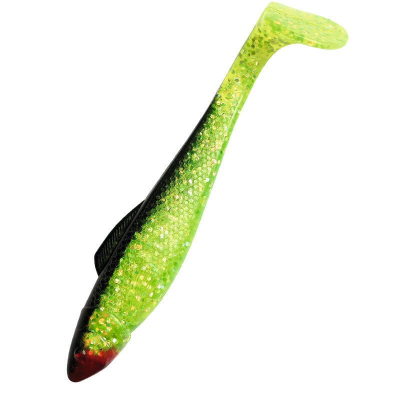 067 grün(chartreuse)-Glitter / schwarz