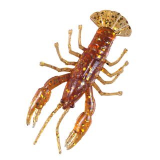 Relax Crawfish 2" 6,5 cm 5 Stück (SX Baby Crawfish 2") 03G bernstein-glitter