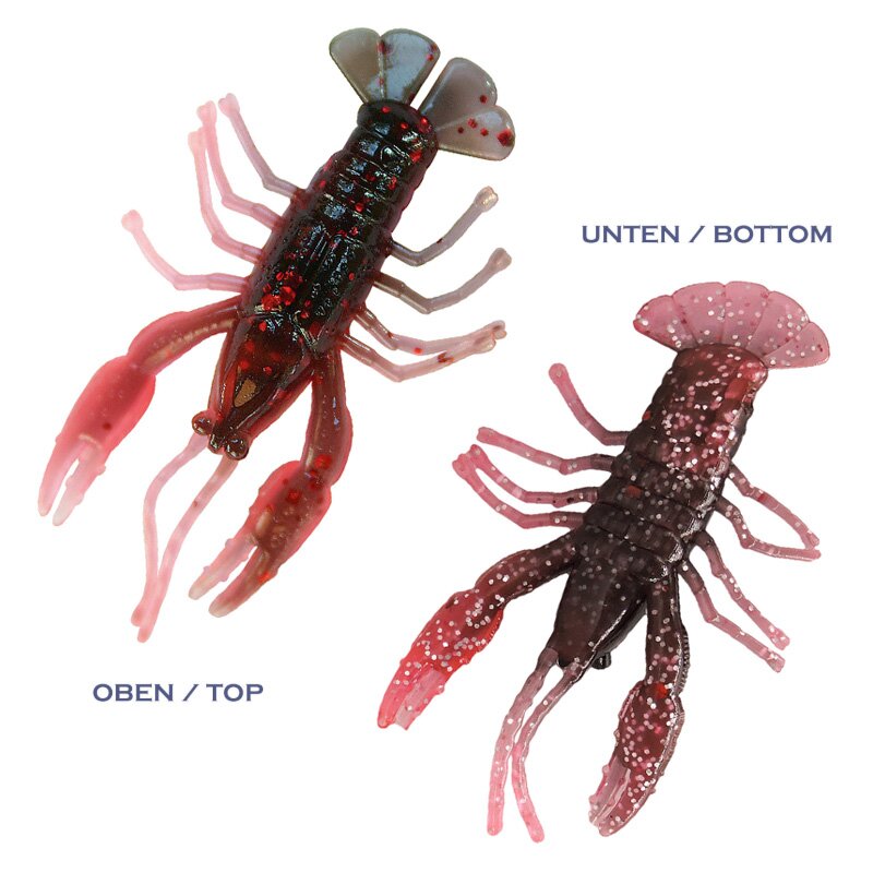 05 blutrot-schwarz- mit rotem Glitter