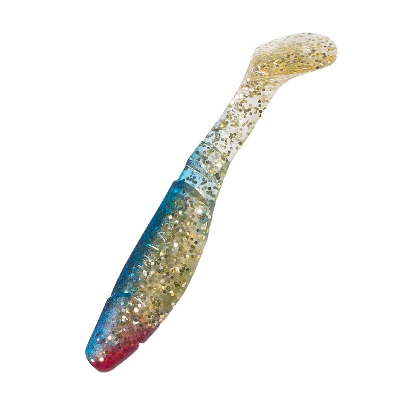 080  klar gold-Glitter / blau