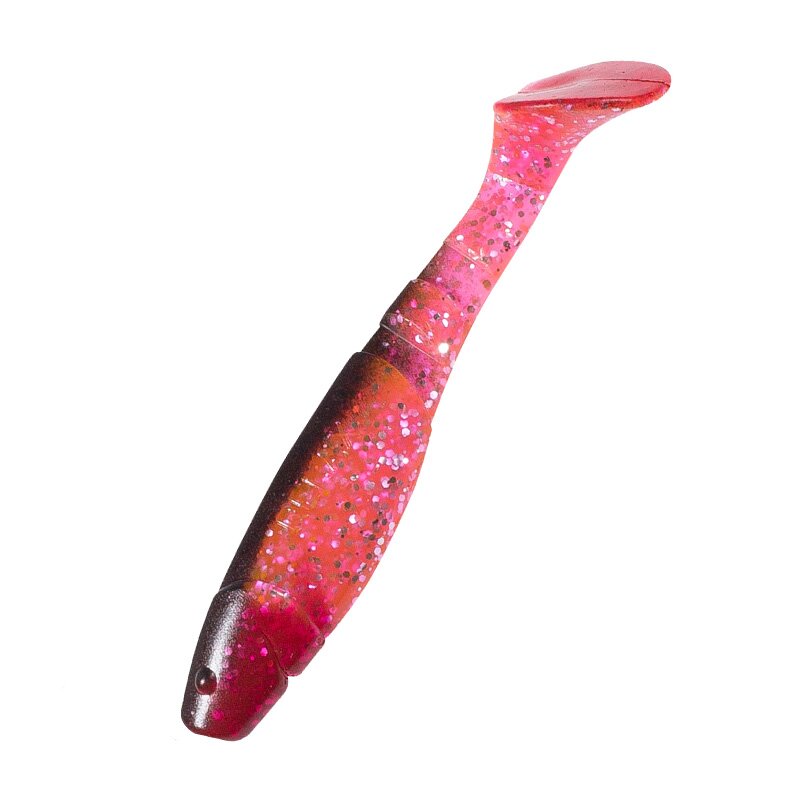 156 hot pink-Glitter / schwarz