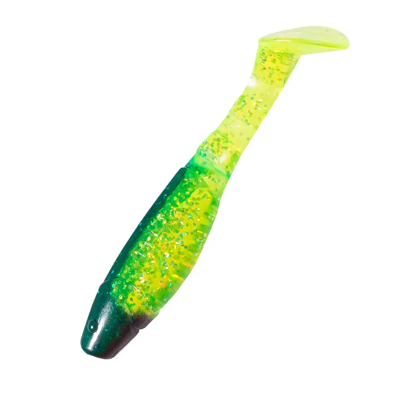 203 grün(chartreuse)-Glitter / blau