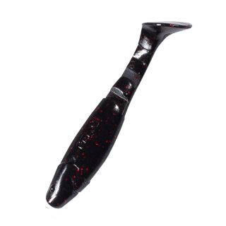 Relax Kopyto 4L 10 cm Gummifische 10 Stück 204 schwarz-rot-Glitter