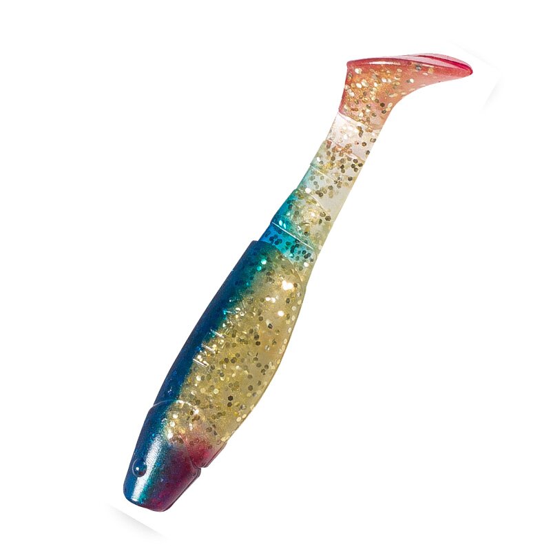 257R milchgold-Glitter / blau