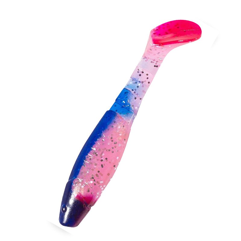 332 hot pink-Glitter Perleffekt / blau