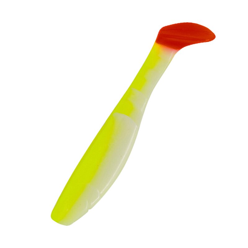 B005RT reinweiss / fluogelb / red tail