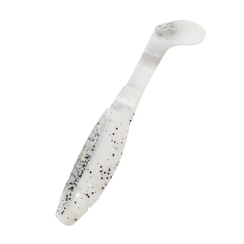 B008 reinweiss / klar salt´n pepper Glitter