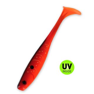 BBB Suicide Shad 3,5" (ca. 9 cm) 5 Stück im Hartschalenblister 011 Rayburn Red