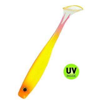 BBB Suicide Shad 3,5" (ca. 9 cm) 5 Stück im Hartschalenblister 030 Flaming Sun