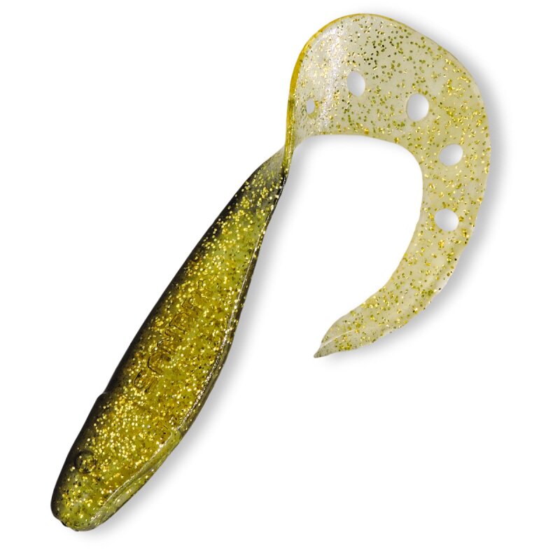 0778 klar gold glitter / schwarz