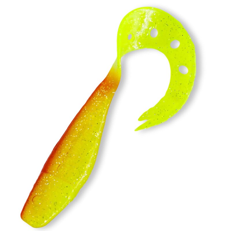 068 grün (chartreuse)-glitter / rot