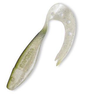 Delalande Sandra 3,5" 10 Stück (ca. 9 cm) 135 perlweiss-glitter / boddengrün