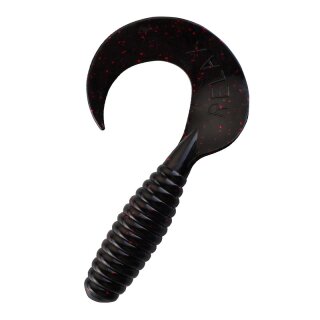 Relax Xtra Fat Grub 5,5" 5 Stück 204 schwarz rot-glitter