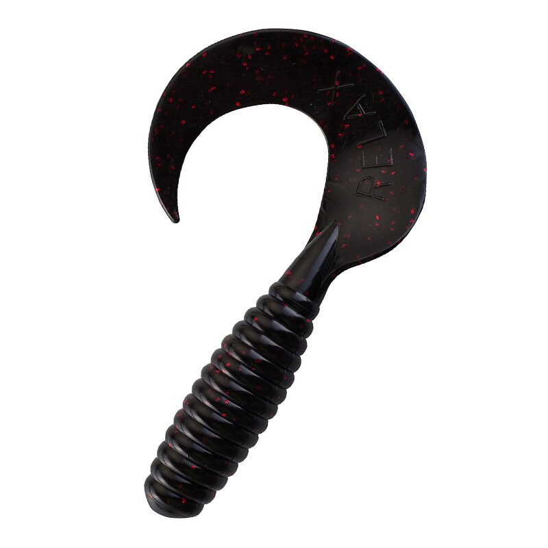 204 schwarz rot-glitter